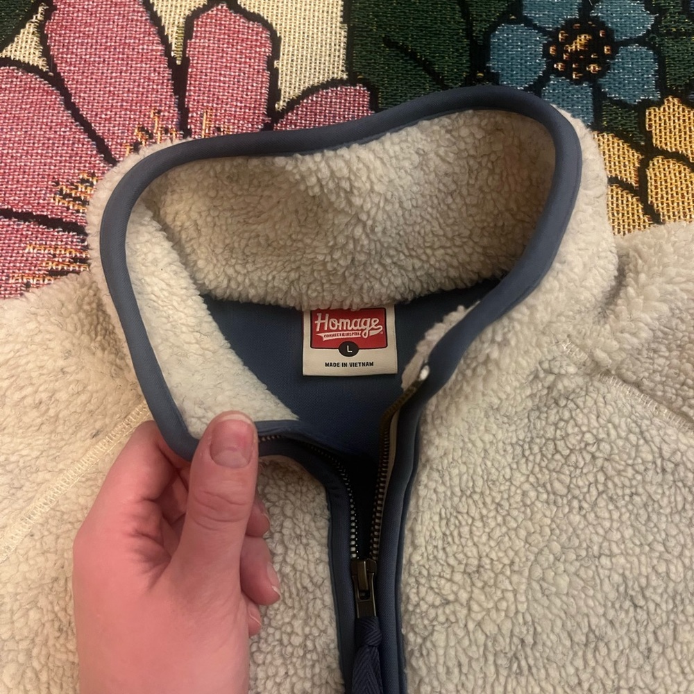 Homage zip-up pullover sweater - Picture 3 of 3